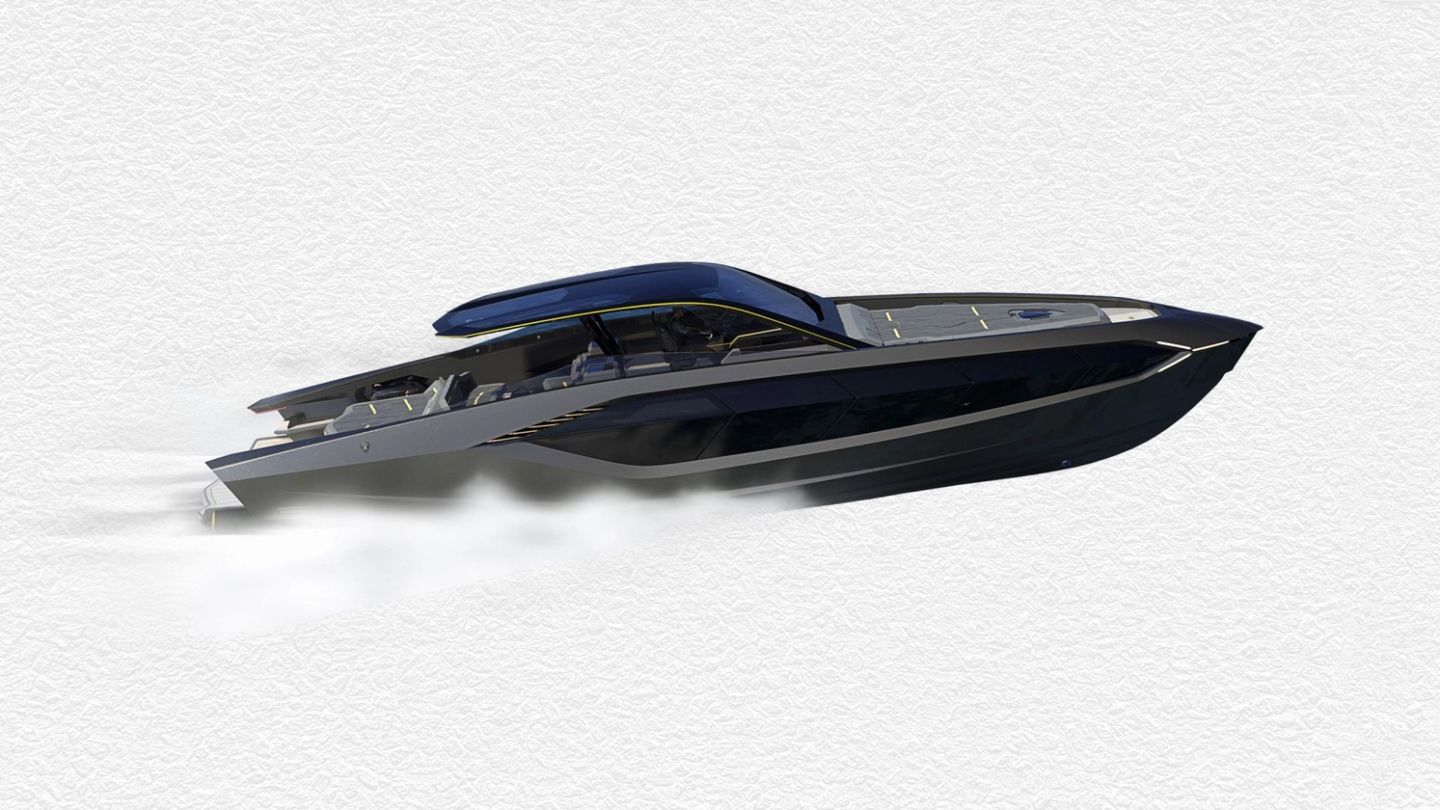 Editor’s Picks: Lamborghini Motor Yacht, Aluminium Turntable and Fire Pit