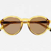 Orlebar Brown Harlyn Amber Round Sunglasses