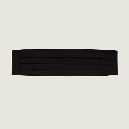 Drake’s Black Satin Cummerbund