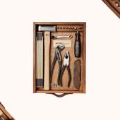 Wohngeist 7-Piece Tool Kit in Wood Case