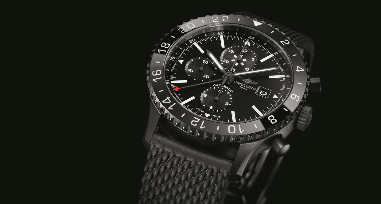 Breitling black clearance steel