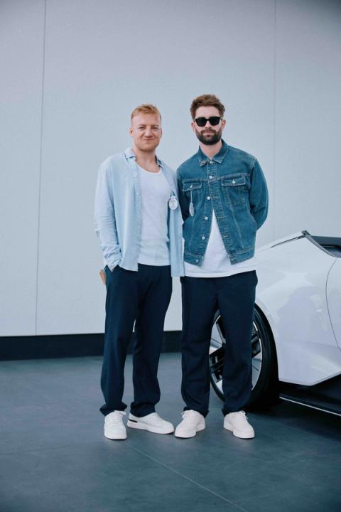 Archie Hewlett and Ed Barrow