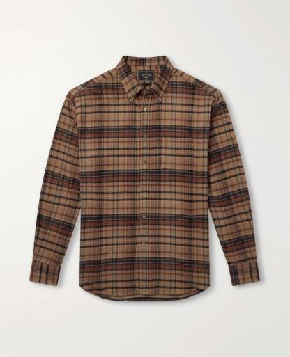 Stalia Checked Cotton-Flannel Shirt