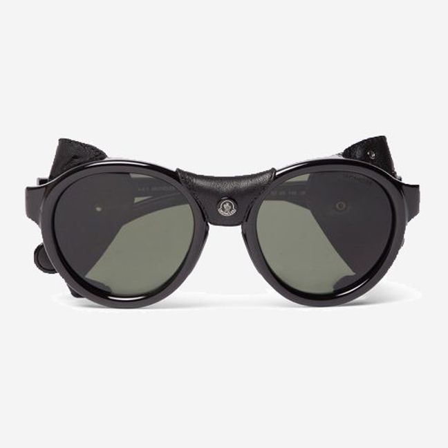 Moncler Round-Frame Polarised Sunglasses