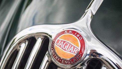 A stunning 1955 Jaguar XK 140 MC Drophead Coupé just came up for sale