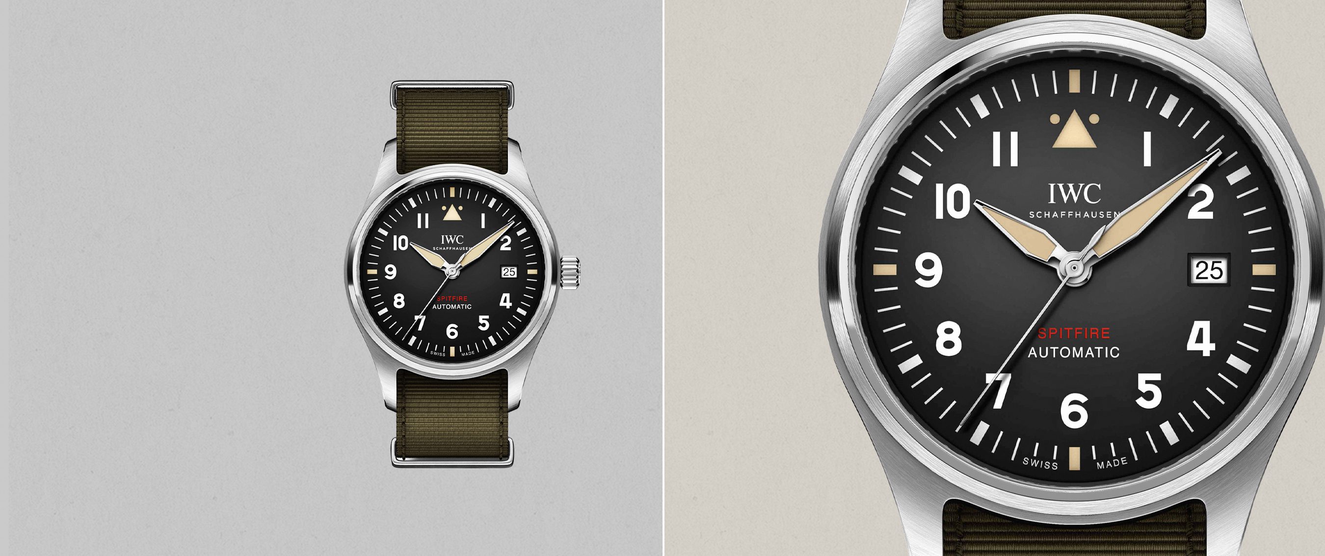 Iwc pilot's discount watch automatic spitfire