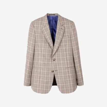 Paul Smith Check Wool-Silk Blazer