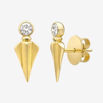 Theo Fennell ‘Quiver’ Diamond Stud Earrings