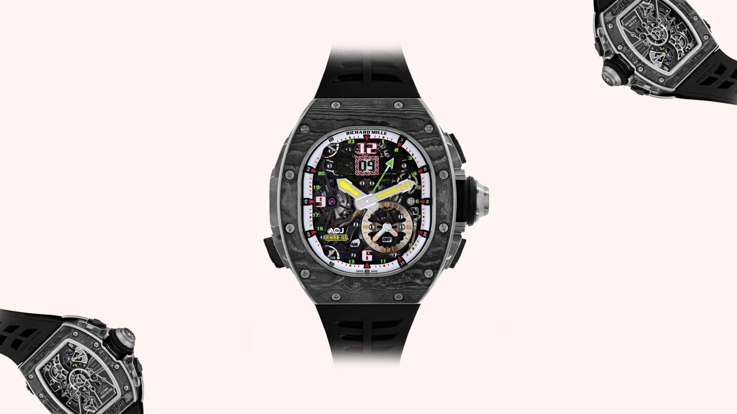 Watch of the Week: Richard Mille RM 62-01 Tourbillon Vibrating Alarm Airbus Corporate Jets
