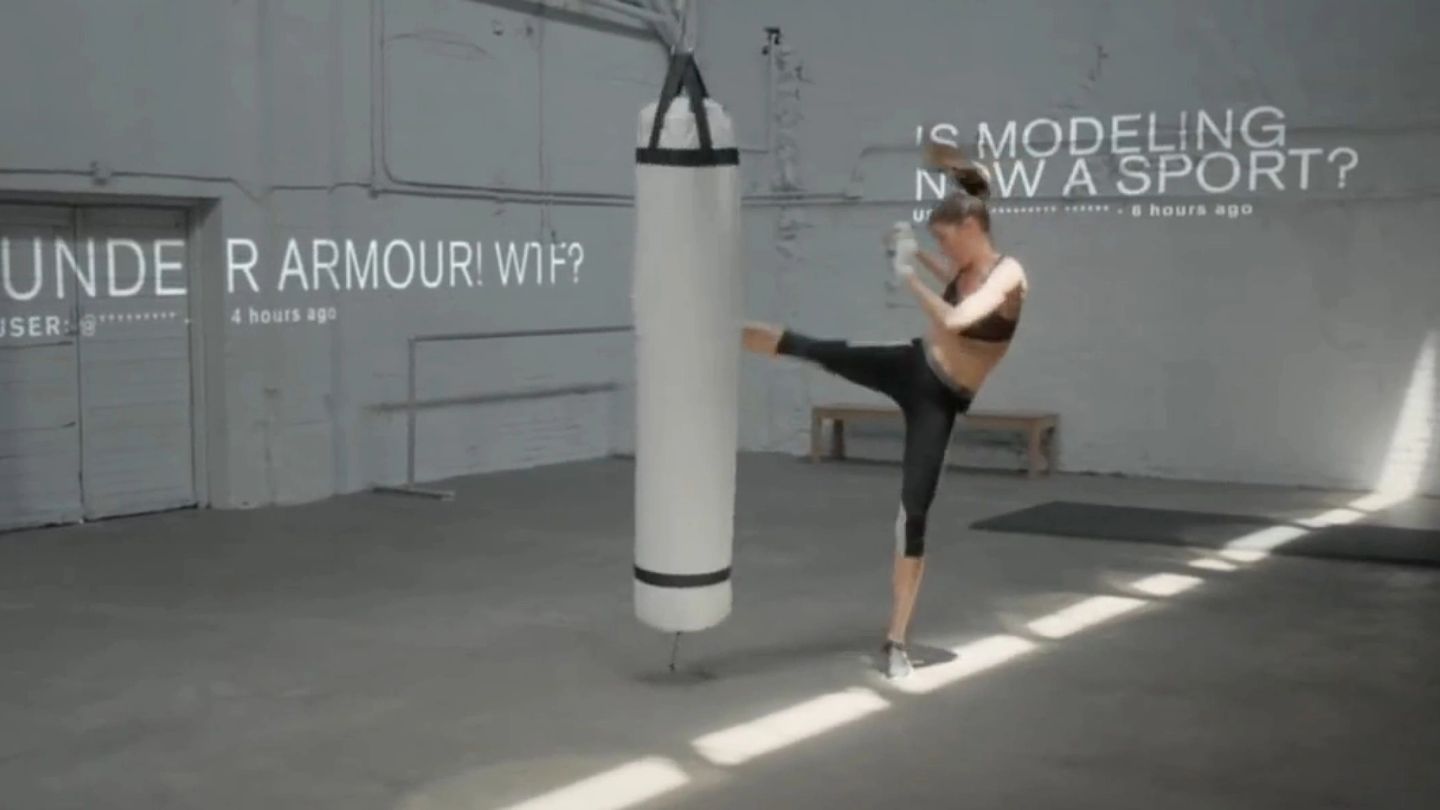 Gisele Bündchen defies critics in advert for Under Armour
