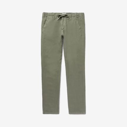 Hartford Linen-Chambray Trousers