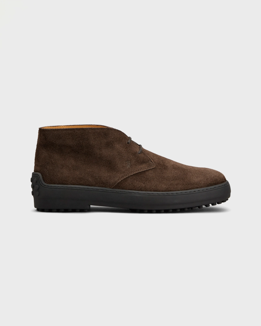 Winter-Gommino-Desert-Boots aus Veloursleder