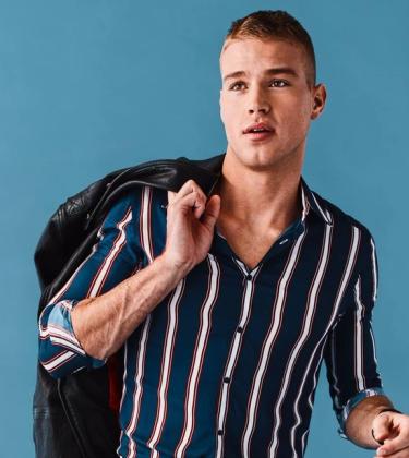 Wide striped shirts are your key to being bold this summer