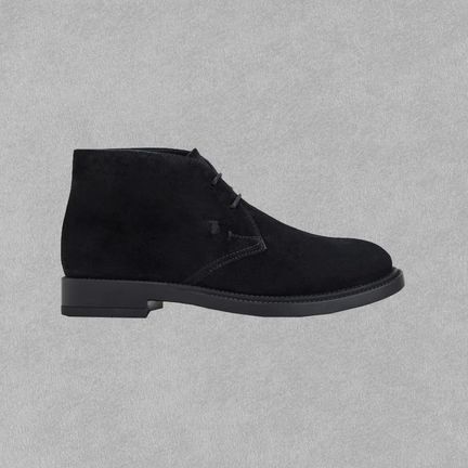 Tod’s Desert Boots In Black Suede