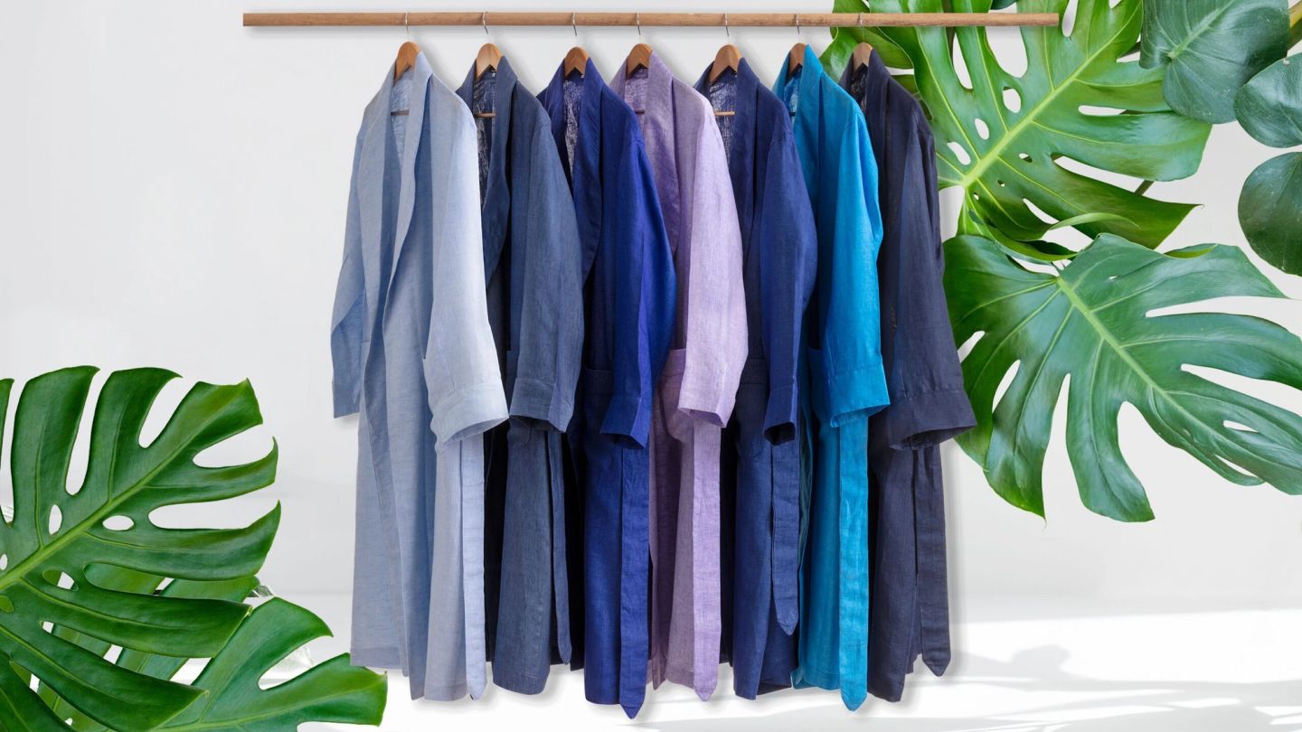 The latest Emma Willis linen collection is very new and very blue