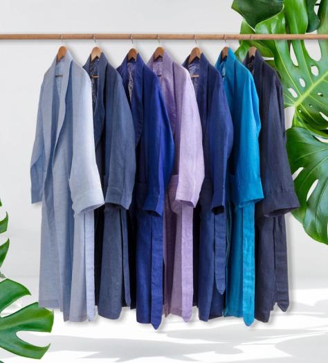The latest Emma Willis linen collection is very new and very blue