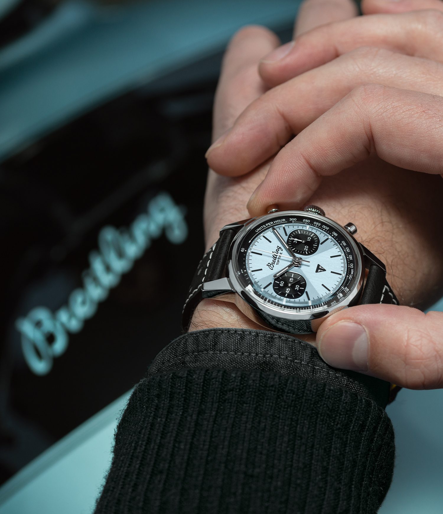 Breitling Joins The Ice Blue Dial Trend With Top Time Triumph