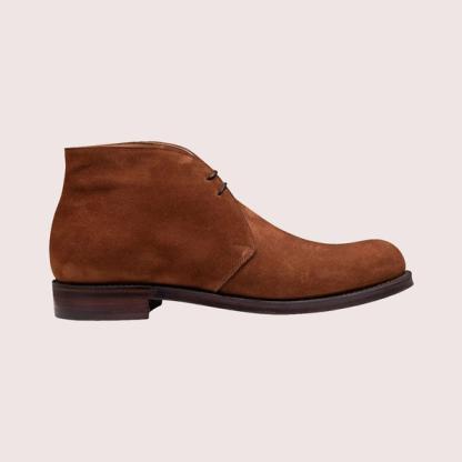 Garforth Chukka Boot in Rustic Brown Calf Suede