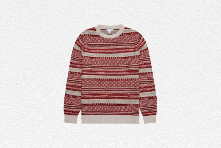 Pull Fair Isle en laine d’agneau