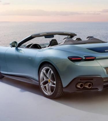 Back of Ferrari Roma Spider
