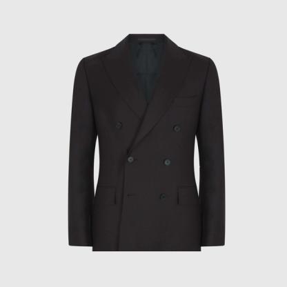 Gieves & Hawkes Maroon Flannel Suit