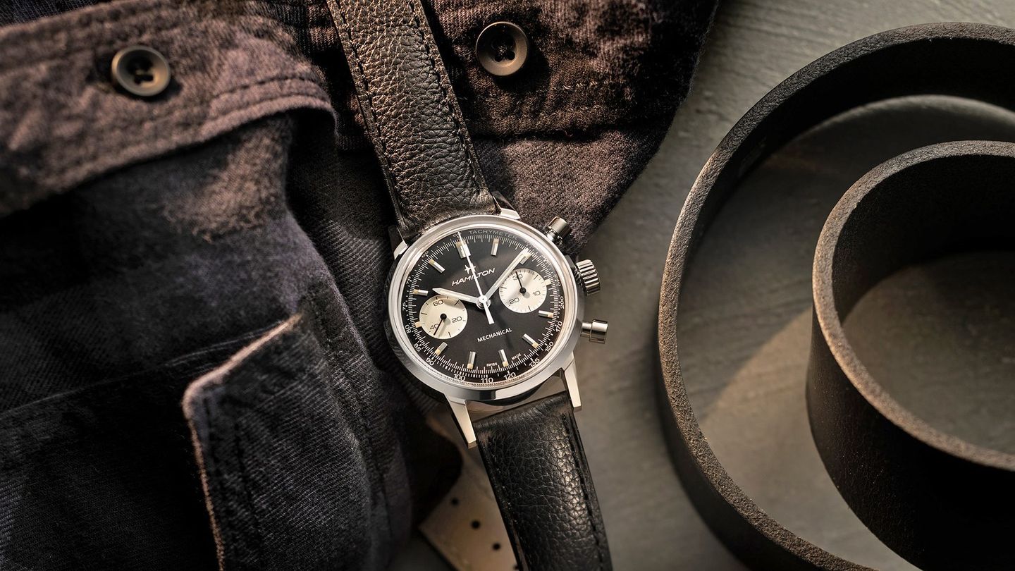 The Hamilton Intra-Matic Chronograph H is a rugged action hero