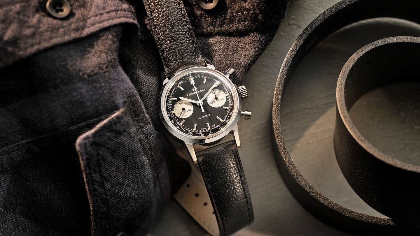 The Hamilton Intra-Matic Chronograph H is a rugged action hero