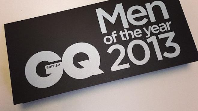 Diary – 2013 GQ Men of The year Awards