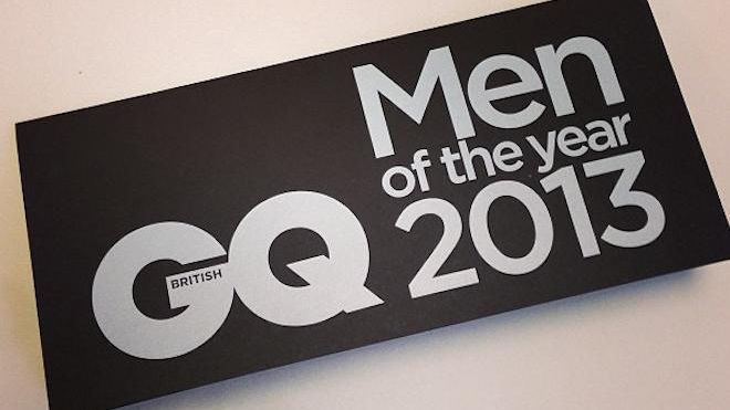 Diary – 2013 GQ Men of The year Awards