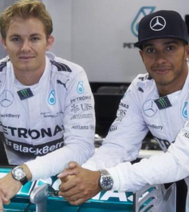 Lewis Hamilton and Nico Rosberg design their own IWC watches