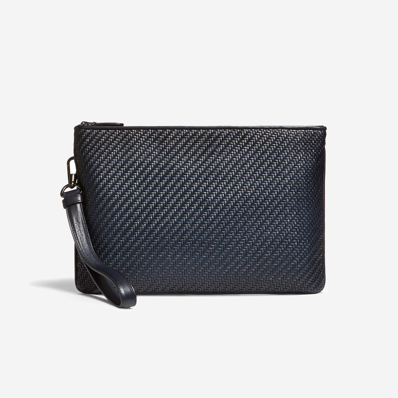 Pelle Tessuta Blue Targa S Bag