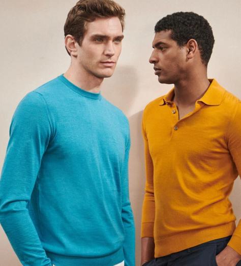 For the transitional season, look to Luca Faloni’s easy, breezy springwear edit