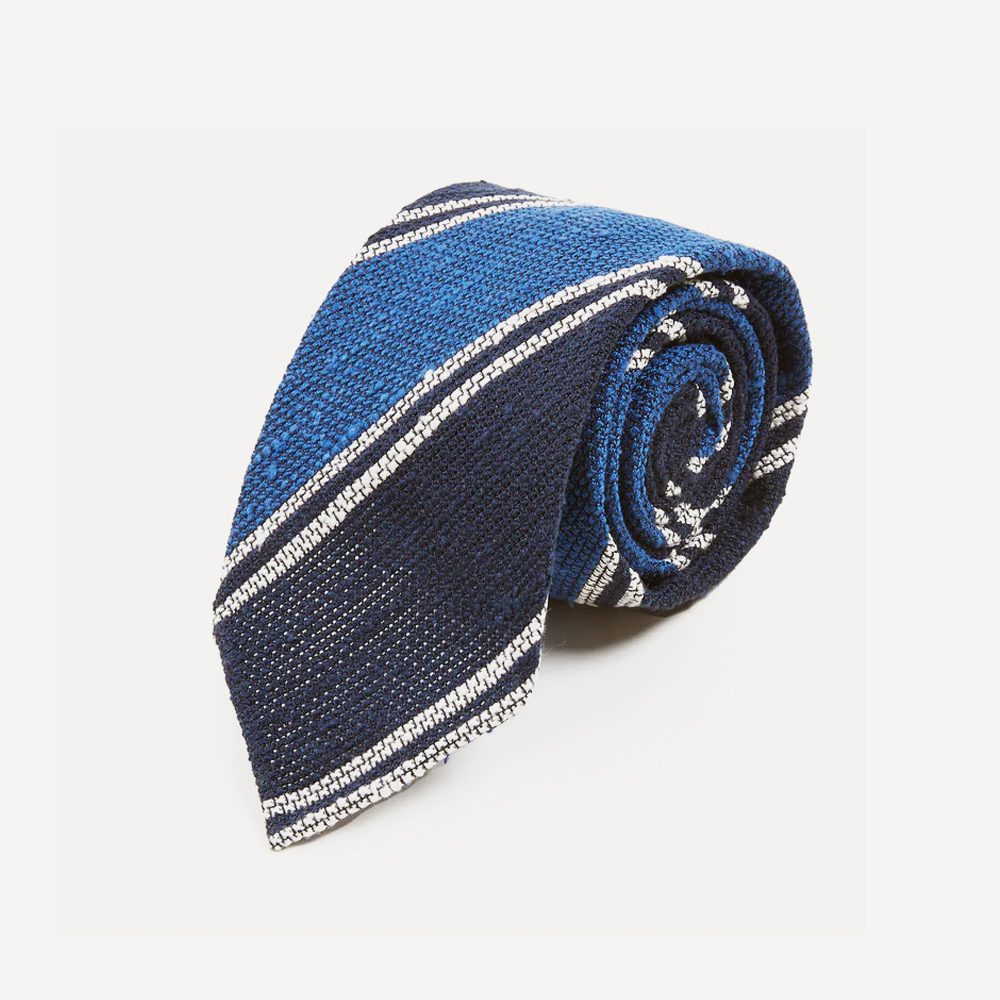 Drake’s Shantung Silk Grenadine Tie