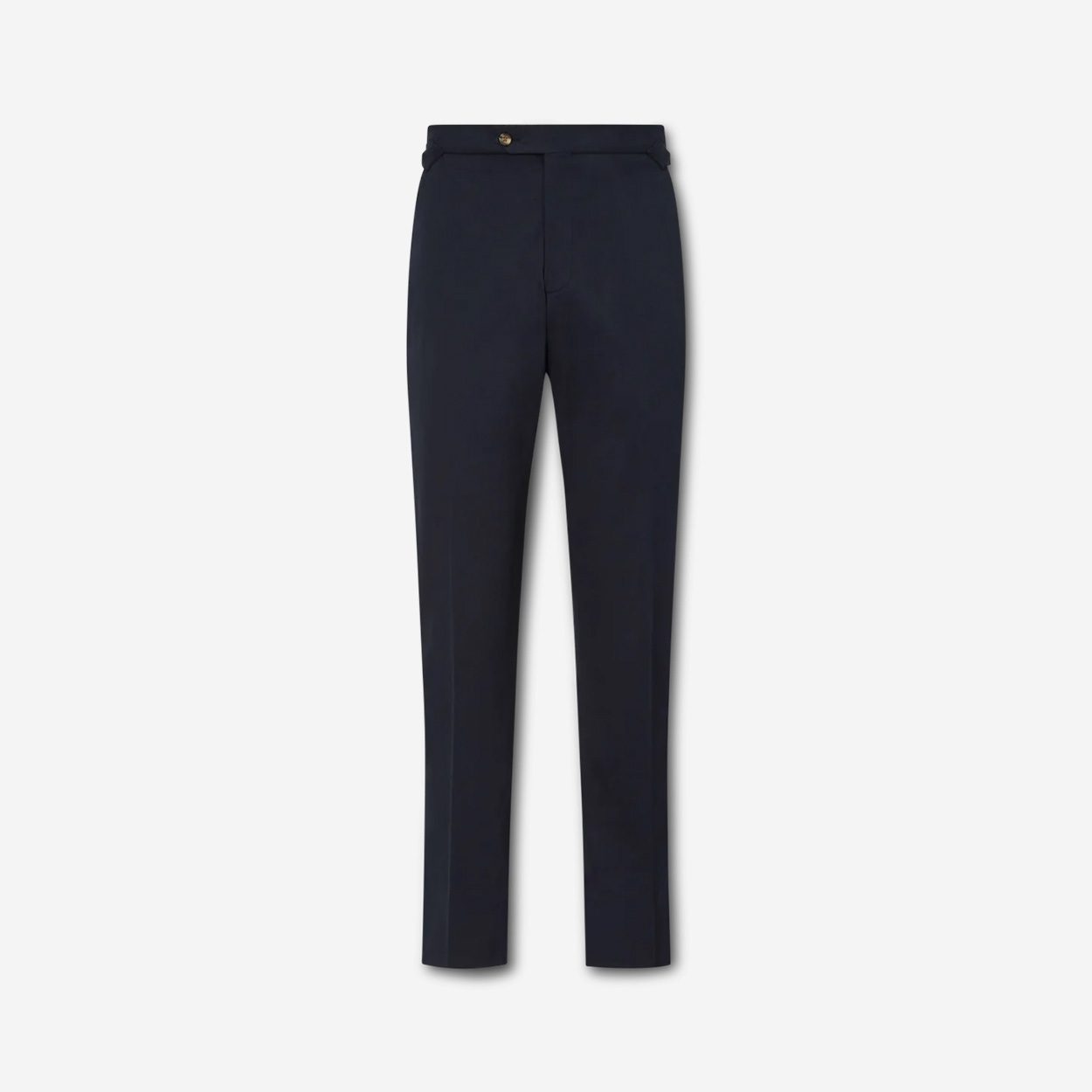 New & Lingwood Flat Front Cotton Chinos