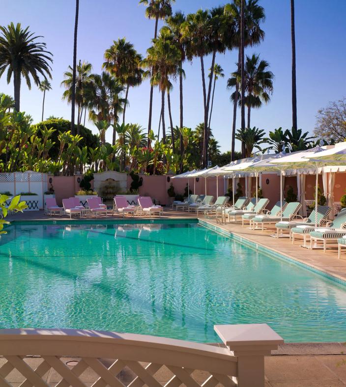 beverly hills hotel pool