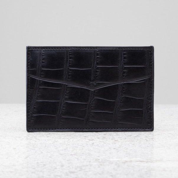 Black Alligator Cardholder