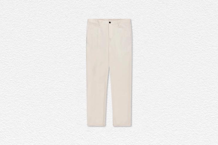 Slim Fit Stretch Cotton Trousers