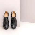 Odile low 002 Black in nappa leather