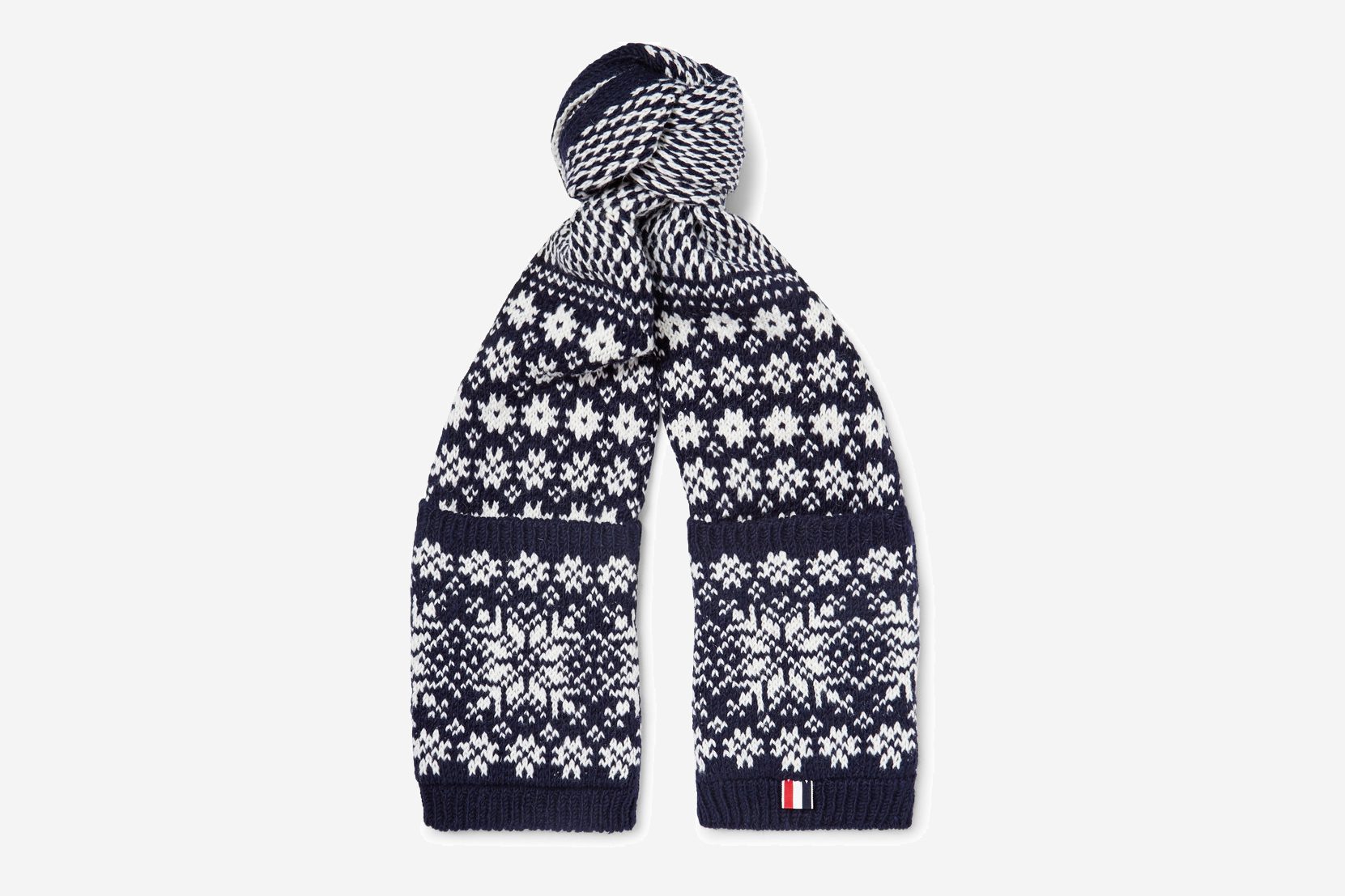 Thom Browne Fair Isle Scarf