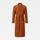 New & Lingwood Seersucker Dressing Gown