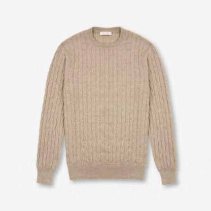 Luca Faloni Pure Cashmere Cable Knit