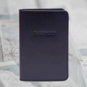 Ettinger Passport Case in Navy