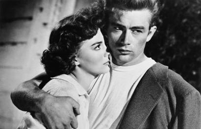 James Dean and Elizabeth Taylor