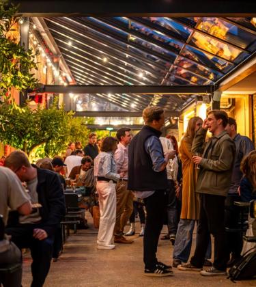 Crowed in The Hawk's Nest Pub