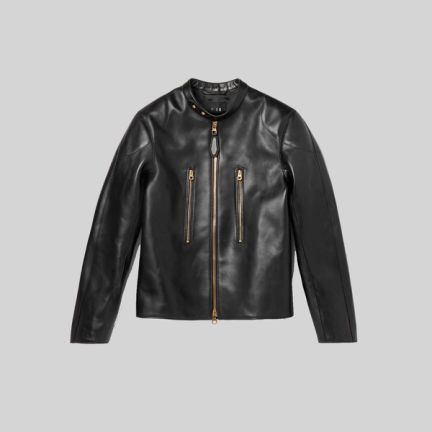 Dunhill Duke Leather Biker Jacket