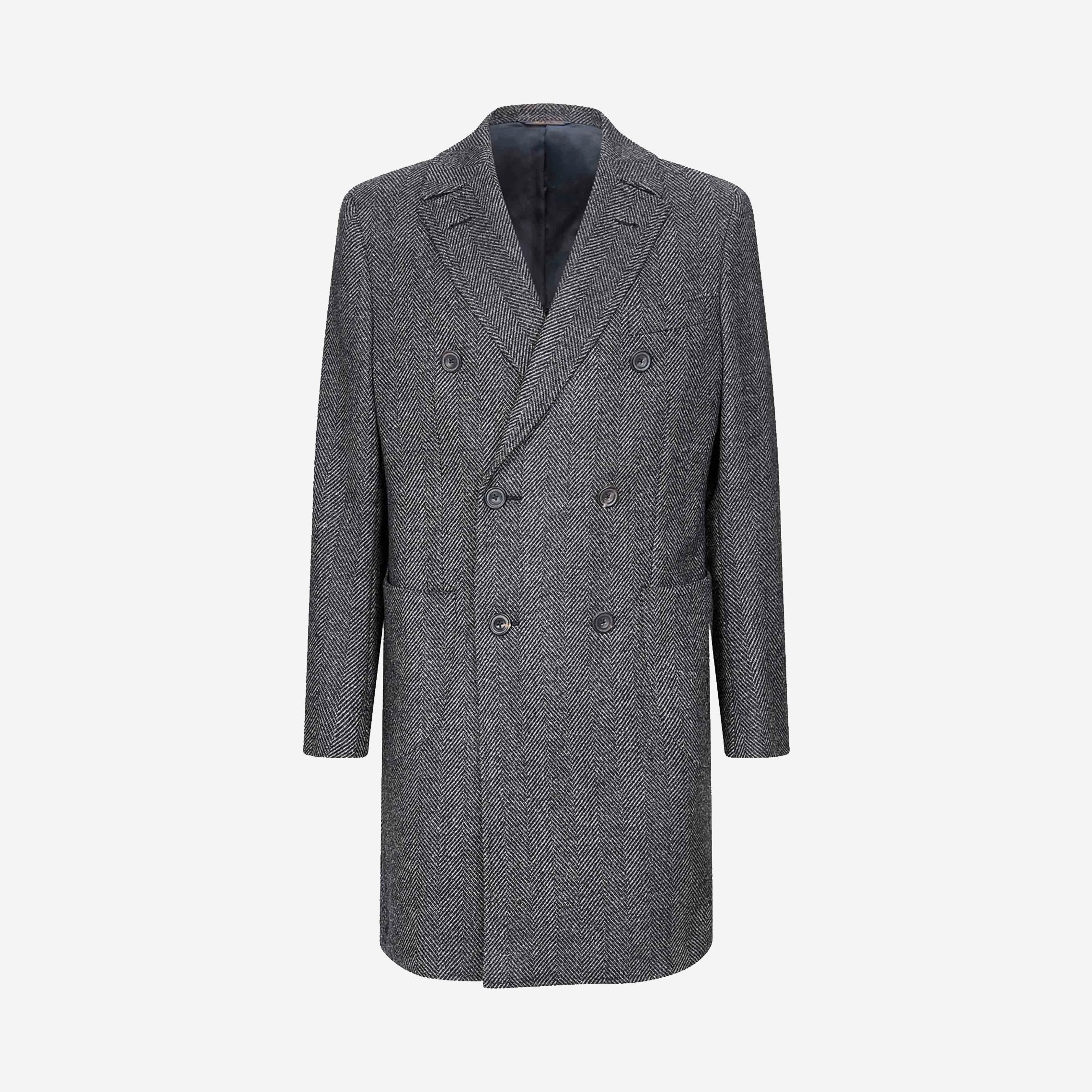 Thom Sweeney Double Breasted Overcoat