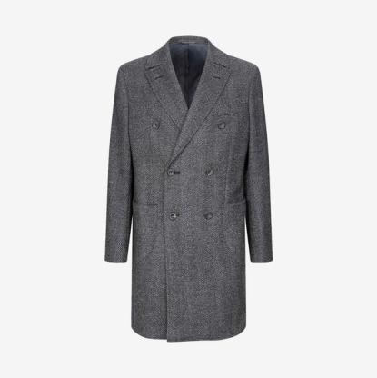 Thom Sweeney Double Breasted Overcoat