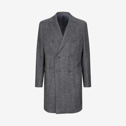 Thom Sweeney Double Breasted Overcoat