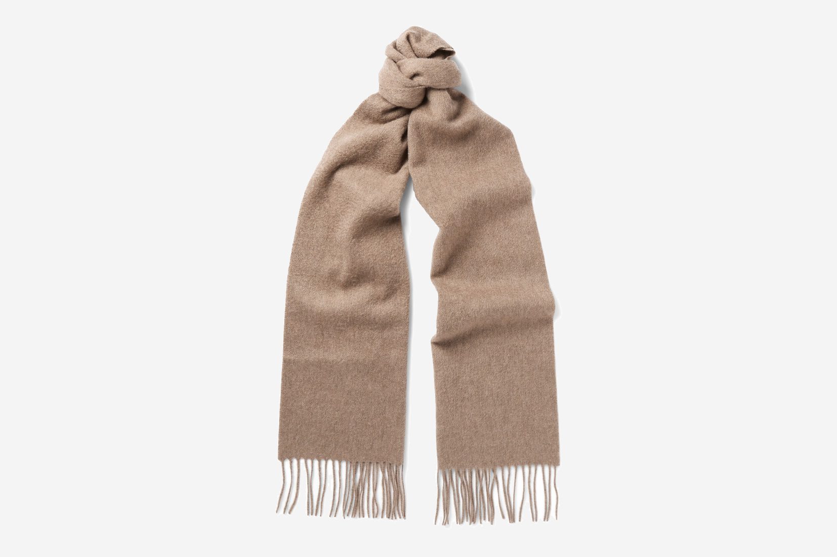 Johnstons of Elgin Fringed Cashmere Scarf