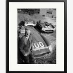 Enzo Ferrari At His Factory Framed Print